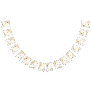 Rustieke Wildflower Wedding Bunting Flags Vlaggetjes