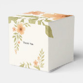 Rustieke Wildflower Wedding Favoriete Box Bedankdoosjes (Achterkant)