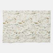 Rustieke Wildflowers Cottagecore Theedoek (Horizontaal)