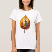 Rustieke windmolen in de herfst gloed t-shirt (Voorkant)