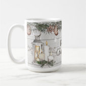 Rustieke Winter Cabine Decor Koffiemok (Links)