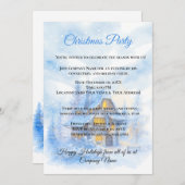 Rustieke Winter Gezellig Feest Corporate Holiday Kaart (Voorkant / Achterkant)