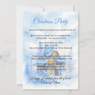 Rustieke Winter Gezellig Feest Corporate Holiday Kaart