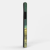 Rustieke winter groenblijvende oude barnwood huisj Case-Mate iPhone case (Achterkant/rechts)