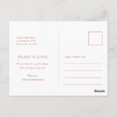 Rustieke Winter Groet Familie Foto Kerstmis Briefkaart (Achterkant)