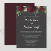 Rustieke Winter Huwelijksuitnodiging Kaart (Voorkant / Achterkant)