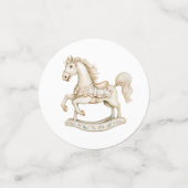 Rustieke Winter Kerstmis Monogram Confetti (Kleine voorkant)