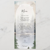 Rustieke Winter Mountain bruiloft kaart (Voorkant)