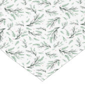 Rustieke Winter Vakantie Pine Branch Patroon Korte Tafelloper (Hoek)