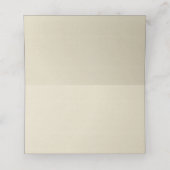 Rustieke Winter Vakantie Pine Trouwplaats Cards Plaatskaartje (Binnenkant ongevouwen)