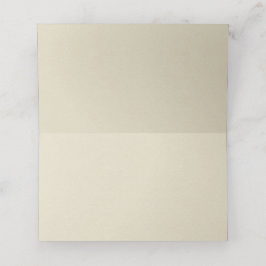 Rustieke Winter Vakantie Pine Trouwplaats Cards Plaatskaartje (Binnenkant ongevouwen)