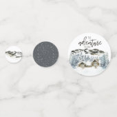 Rustieke winterberg | VRIJGEZELLENFEEST Confetti (Achterkanten)