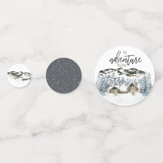 Rustieke winterberg | VRIJGEZELLENFEEST Confetti (Achterkanten)