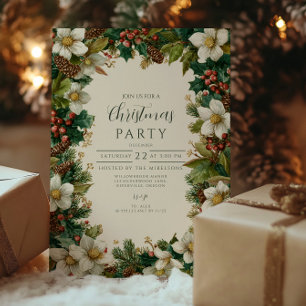 Rustieke Winterbes Kerstfeest Kaart