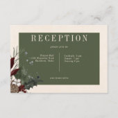 Rustieke winterbessen & dennenappel receptie informatiekaartje (Voorkant)