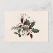 Rustieke winterbessen & dennenappel receptie informatiekaartje (Achterkant)