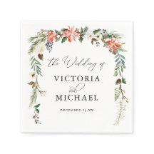 Rustieke winterbloemen | Kerstbruiloft