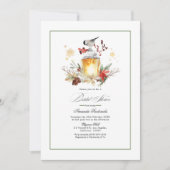 Rustieke Winterland Dennnen en Sparren Bruidsmeisj Kaart (Voorkant)