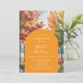 Rustieke wisseling van de bladeren Bachelorette Pa Kaart (Staand voorkant)