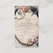 Rustieke witte berk kolibrie Verwijs een vriend Aanbevelingskaartje (Voorkant)