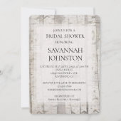 Rustieke Witte Berkenbomen Vrijgezellenfeest Kaart (Voorkant)