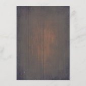 Rustieke witte bloemen bruiloft details informatie informatiekaartje (Achterkant)