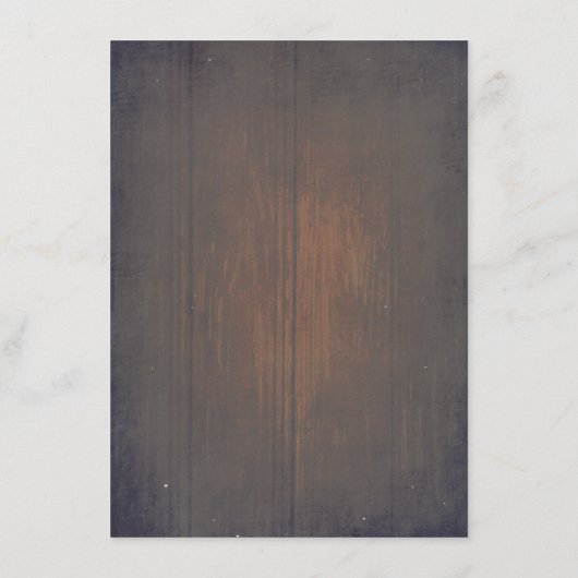 Rustieke witte bloemen bruiloft details informatie informatiekaartje (Achterkant)