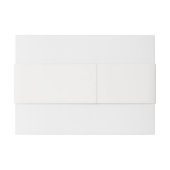 Rustieke witte blooms bruiloft uitnodiging uitnodigingen wikkel (Achterkant Voorbeeld)