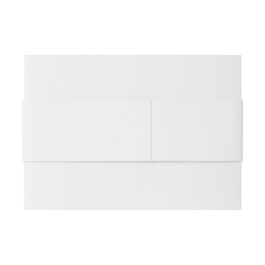 Rustieke witte blooms bruiloft uitnodiging uitnodigingen wikkel (Achterkant Voorbeeld)