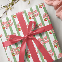 Rustieke witte groene bes eerste verjaardag aardbe