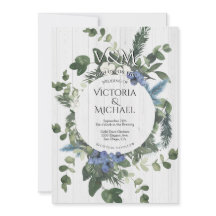 Rustieke Witte Hout Bloemen & Pine Forest Wedding