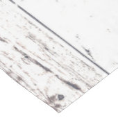 Rustieke Witte Hout Shabby Chic Country Wedding Tafelkleed (Gekanteld)