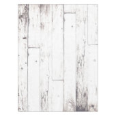 Rustieke Witte Hout Shabby Chic Country Wedding Tafelkleed (Voorkant)