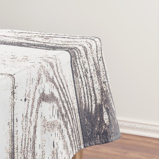 Rustieke Witte Hout Shabby Chic Country Wedding Tafelkleed (Voorbeeld)