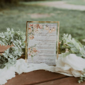 Rustieke witte houten bloemendank u plaats instell menu