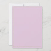 Rustieke witte houten roze mintrozen Bruiloft Kaart (Achterkant)