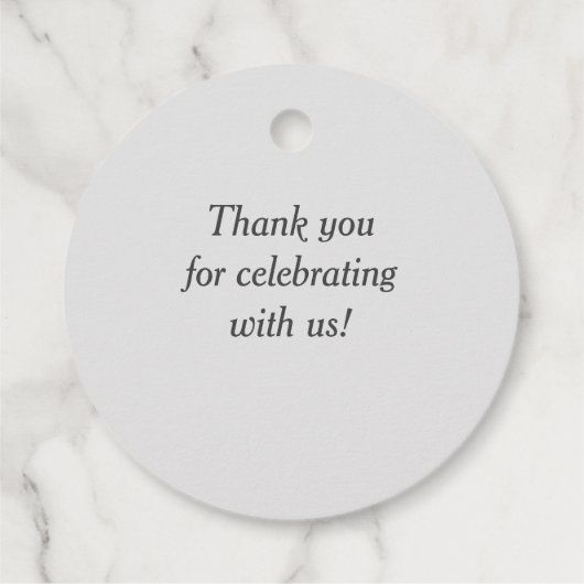 Rustieke Witte Houten Rustieke Bruiloft of Partij Bedankjes Labels (Achterkant)