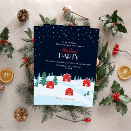 Rustieke witte kerst kaart