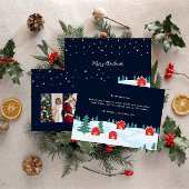 Rustieke Witte Kerstfoto Kerst Kaart