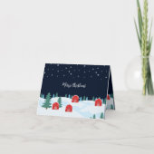 Rustieke Witte Kerstfoto Kerst Kaart (Voorkant)