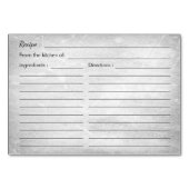 Rustieke Witte Lantaarn Vrijgezellenfeest Recept K Kaart (Achterkant)