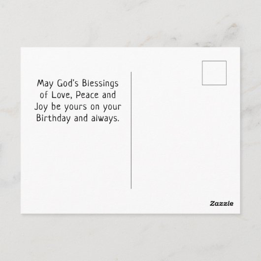 Rustieke Witte Omheining Bloemige Inspirerende Ver Briefkaart (Achterkant)