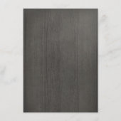 Rustieke witte pompoen bruiloft details informatie informatiekaartje (Achterkant)