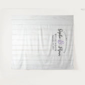 Rustieke witte schuur hout bruiloft gast foto cabi wandkleed (Voorkant (horizontaal))