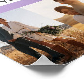 Rustieke witte schuur hout bruiloft Passen getrouw Poster (Hoek)