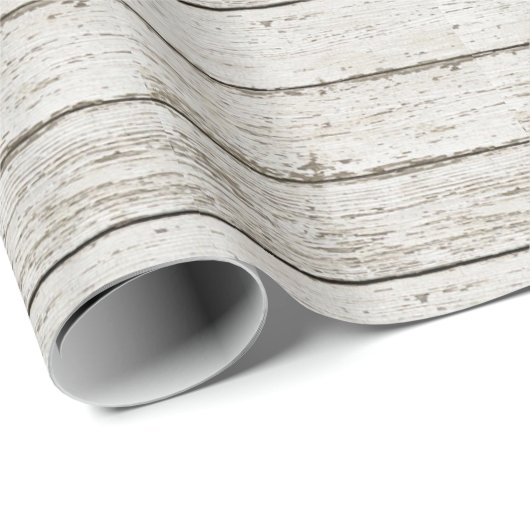 rustieke witte schuur hout schuur bruiloft gunst cadeaupapier (Rol Hoek)