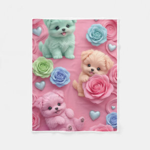 Rustieke witte stenen muur, fleece deken, architec deken