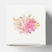 Rustieke woestijn vetplanten monogram bruiloft bedankdoosjes (Bovenkant)