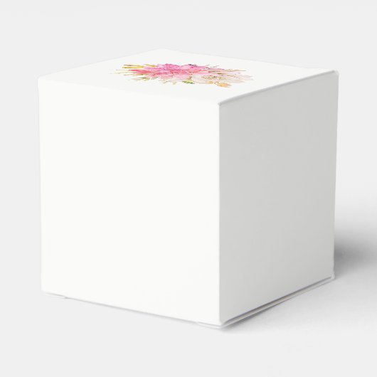 Rustieke woestijn vetplanten monogram bruiloft bedankdoosjes (Achterkant)