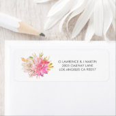 Rustieke woestijn Waterverf vetplanten Etiket (Insitu)